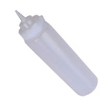 Maxbell White Plastic Sauce Squeeze Bottle Dispenser - 24oz