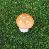 Maxbell 100pcs Miniature Dollhouse Fairy Garden Landscape Foam Mushroom - Orange