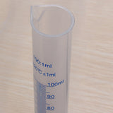 Maxbell 100ml Transparent Plastic Graduated Cylinder