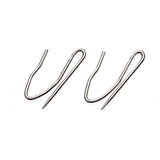 Maxbell 10pcs Curtain Drapery Pin Hooks - Silvery