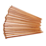 Maxbell 18 Sizes Carbonized Bamboo Single Pointed Needles Knitting Needles