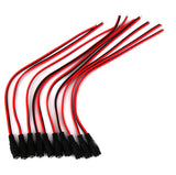 Maxbell 10x 12V DC Power Pigtail Female 5.5*2.1mm Cable Plug Wire For CCTV Security