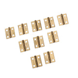 Maxbell 10pcs Mini Cabinet Drawer Butt Hinge