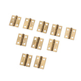 Maxbell 10pcs Mini Cabinet Drawer Butt Hinge