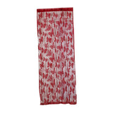 Maxbell Butterfly String Curtain Fringe Window Panel Room Divider Tassel Wine Red