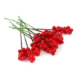 Maxbell 10pcs Miniature Dollhouse Fairy Garden Landscape Crabapple on Stick Decor