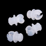 Maxbell 4pcs 25mm Diameter High Transparent Suction Cup Holder Sucker / Heart-shaped Pipe Clip