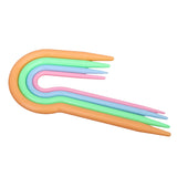 Maxbell 4pcs ABS Resin Cable Needle Knitting Needles Random Color