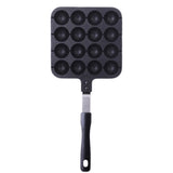 Maxbell 16 Molds Takoyaki Pan with Handle - Black