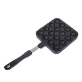 Maxbell 16 Molds Takoyaki Pan with Handle - Black