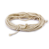 Maxbell 1 x 30M Natural DIY Braided Cotton Rope Cord String Dress Craft Decor 3mm