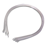 Maxbell 10Pcs 5mm Blank Headbands Metal Hair Band Lots DIY Accessories