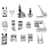 Maxbell 15pcs Multifunctional Sewing Machine Presser Feet Set for Brother