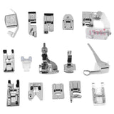 Maxbell 15pcs Multifunctional Sewing Machine Presser Feet Set for Brother