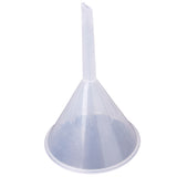 Maxbell 90mm Plastic Transparent Funnel for Kitchen / Laboratory / Garage / Car Liquids