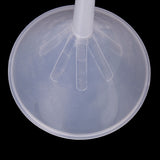 Maxbell 90mm Plastic Transparent Funnel for Kitchen / Laboratory / Garage / Car Liquids