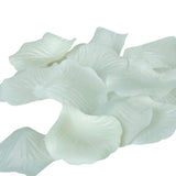 Maxbell 100pcs Artificial Silk Rose Petals Wedding Decoration Flowers -Ivory