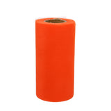 Maxbell 6"x 25yd Tulle Roll Spool Tutu Wedding Bow Fabric Banquet Decor - Orange