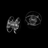 Maxbell 25 Solts Bobbins Spools Box with 25pcs Sewing Machine Bobbins Clear