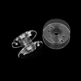 Maxbell 25 Solts Bobbins Spools Box with 25pcs Sewing Machine Bobbins Clear