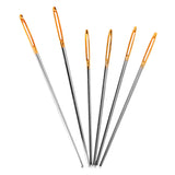 Maxbell 6pcs Large-Eye Blunt Point Tapestry Needles Hand Sewing Needles