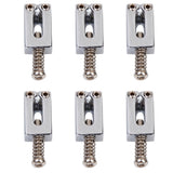 Maxbell 6pcs Electric Guitar Bridge Saddles Guitar Parts