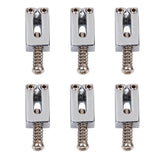 Maxbell 6pcs Electric Guitar Bridge Saddles Guitar Parts