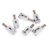 Maxbell 6pcs Electric Guitar Bridge Saddles Guitar Parts