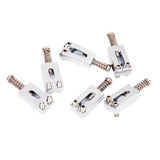 Maxbell 6pcs Electric Guitar Bridge Saddles Guitar Parts