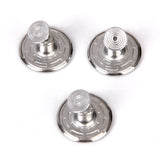 Maxbell Jeans Glossy Buttons Hammer on 20mm Pack of 6 Sets Silver