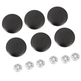 Maxbell Jeans Glossy Buttons Hammer on 20mm Pack of 6 Sets Gun Black