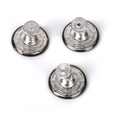 Maxbell Jeans Glossy Buttons Hammer on 20mm Pack of 6 Sets Gun Black