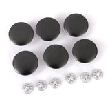 Maxbell Jeans Glossy Buttons Hammer on 20mm Pack of 6 Sets Gun Black