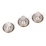 Maxbell Jeans Glossy Buttons Hammer on 20mm Pack of 6 Sets Antique Brass