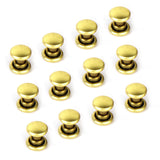 Maxbell Copper Dual Head Jeans Craft Rivets 6 x 7mm Pack of Approx. 50Pcs Gold