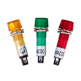 Maxbell 3Pcs Red Yellow Green 24V AC/DC POWER Signal Indicator  LIGHT BULB