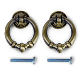 Maxbell 2pcs Vintage Cabinet Drawer Dresser Cupboard Pull Handle Knob