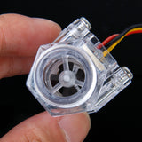 Maxbell Transparent Water Flow Sensor Flowmeter Hall Flow Sensor Water control 1-30L/min