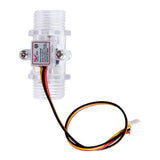Maxbell Transparent Water Flow Sensor Flowmeter Hall Flow Sensor Water control 1-30L/min
