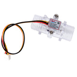 Maxbell Transparent Water Flow Sensor Flowmeter Hall Flow Sensor Water control 1-30L/min