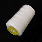 Maxbell Spool of Cotton Sewing Thread for Sewing Machine 40S/2 Unbleached White