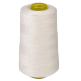 Maxbell Spool of Cotton Sewing Thread for Sewing Machine 40S/2 Unbleached White