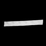 Maxbell 2x Snap Popper Tape Fasten Ribbon 6-Button 25mm Spacing White and Black