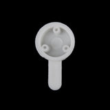 Maxbell Plastic Hard Wall Picture Frame Hooks Hangers 3-Pin Pack of 20 Small White