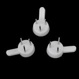 Maxbell Plastic Hard Wall Picture Frame Hooks Hangers 3-Pin Pack of 20 Small White