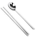 Maxbell Korean 2 sets Stainless Steel Chopsticks & Spoon Tableware