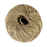 Maxbell 3-Ply Twisted Burlap String Natural Ribbon Jute Twine Rope Gift Wrap 80M