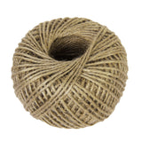 Maxbell 3-Ply Twisted Burlap String Natural Ribbon Jute Twine Rope Gift Wrap 80M