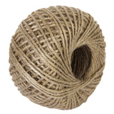 Maxbell 3-Ply Twisted Burlap String Natural Ribbon Jute Twine Rope Gift Wrap 80M