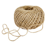 Maxbell 3-Ply Twisted Burlap String Natural Ribbon Jute Twine Rope Gift Wrap 80M